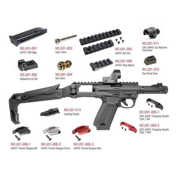 【楽ギフ_包装】 Army】AAP-01 Action CNC AAP01 1 Type Handle Charging 