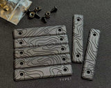 【ADVANTAGE】CONTOUR LINE MLOK COVER TYPE1 等高線M-Lok レイルカバー 7枚セット（AD-CL-MLOK-COVER-T1）