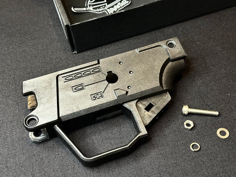 【ADVANTAGE】AR Grip Adaptor For UMAREX / VFC MP5K GBB ( For SEF Early Type Selector &amp; Trigger Box Only )MP5K 旧型(SEF)用AR グリップレシーバー（AD-MP5-ARGRIP-K）