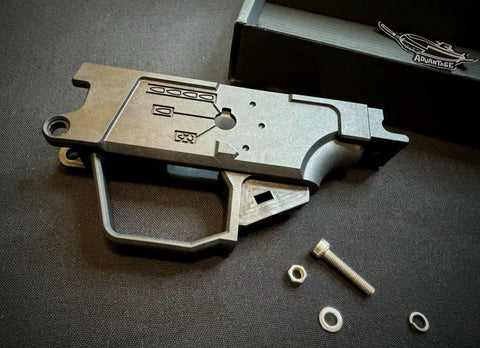 【ADVANTAGE】AR Grip Adaptor For UMAREX / VFC MP5 GBB ( For SEF Early Type Selector &amp; Trigger Box Only ) MP5 旧型(SEF)用AR グリップレシーバー（AD-MP5-ARGRIP）