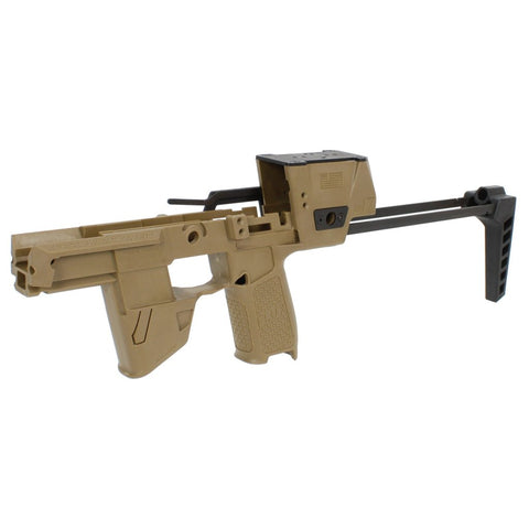 【DSC】Airsoft Flux style Brace for SIGAIR P320 M17 M18 GBB用 FLUX Defenseタイプ FLUX MP17キット(DE)（AFK-P320-DE）