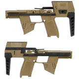 【DSC】Airsoft Flux style Brace for SIGAIR P320 M17 M18 GBB用 FLUX Defenseタイプ FLUX MP17キット(DE)（AFK-P320-DE）