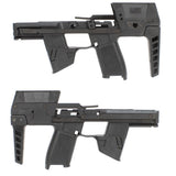 【DSC】Airsoft Flux style Brace for SIGAIR P320 M17 M18 GBB用 FLUX Defenseタイプ FLUX MP17キット(BK)（AFK-P320-BK）