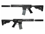 【A-PLUS】NOVESKE N4 GBB With DA Silencer ガスブローバック DXver. サイレンサーセット-BK（APLUS-N4S-BK）