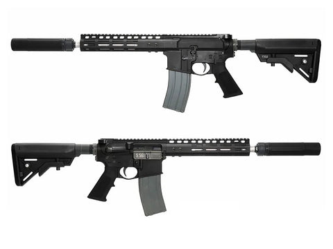 【A-PLUS】NOVESKE N4 GBB With DA Silencer ガスブローバック DXver. サイレンサーセット-BK（APLUS-N4S-BK）
