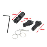 【BJ Tac】MWS G-Style AMBI Firing Selector (BK) マルイM4 MWS専用 GEISSELEタイプ アンビセレクター（BJ-MWS-35）
