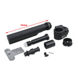 【BJ Tac】LT SYTLE Folding Stock Adapter BK (MWS) マルイM4 MWS専用LT SYTLE フォールディング ストック アダプター 黒（BJ-MWS-4101）