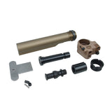 【BJ Tac】LT SYTLE Folding Stock Adapter DE (MWS) マルイM4 MWS専用LT SYTLE フォールディング ストック アダプター デザートカラー（BJ-MWS-4102）