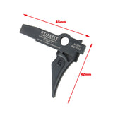 【BJ Tac】G STYLE SSA-X STEEL TRIGGER マルイM4 MWS対応 GEISSELE SSA-X Lightning Bowタイプストレートトリガー（BJ-MWS-58）