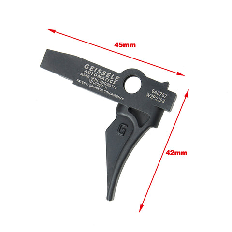 【BJ Tac】G STYLE SSA-X STEEL TRIGGER マルイM4 MWS対応 GEISSELE SSA-X Lightning Bowタイプストレートトリガー（BJ-MWS-58）