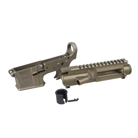 【BJ TAC】G style 7075 CNC Receiver Fit マルイM4 MWS用 GEISSELEタイプ レシーバーセット-DE（BJ-MWS-7203DDC）