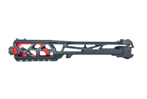 【CTM】AAP-01 FUKU-2 CNC UPPER - Skeleton（Black / Red）AAP-01アサシン専用FUKU-2 CNCアッパーセット（スケルトンVer./黒赤）（CTM-AUR-0060）