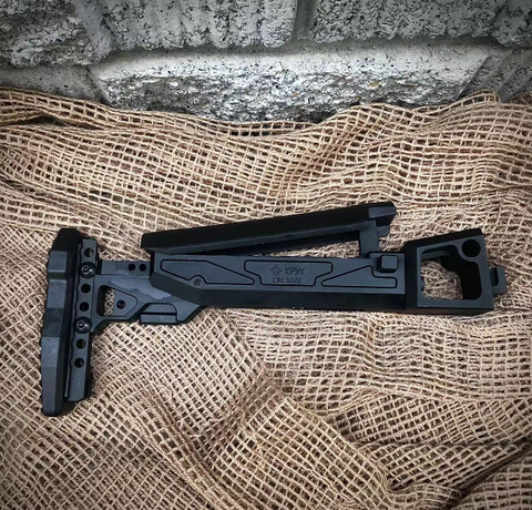 【GBL】KP style Aluminum Stock For GHK/LCT AK105 74U 対応KPYK CRC5002スタイル サイドスイングストック 黒（GBL-KYKS-GHK）