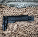 【GBL】KP style Aluminum Stock for Marui AKM GBB マルイAKM対応KPYK CRC5002スタイル サイドスイングストック 黒（GBL-KYKS-MWS）
