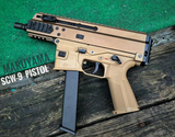 【MARUYAMA】SCW-9 PISTOL GBB-DE ピストル ガスブローバック デザートカラー（MY-RF-SCW9P-TN）