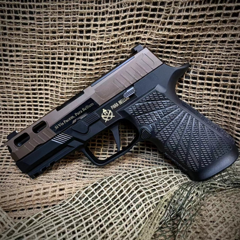 【PARA BELLUM】P320 PRO WilsonCombat Custom GBB 3.9in ガスブローバック ハンドガン (Bronze)（PBG320-04BS）