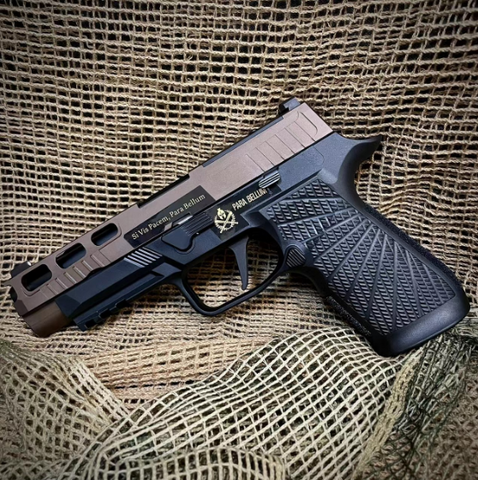 【PARA BELLUM】P320 PRO WilsonCombat Custom GBB 4.7in ガスブローバック ハンドガン (Bronze)（PBG320-05BS）