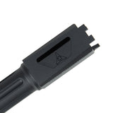 【RGW】SIG SAUER M18 GBB KI THREADED BARREL - Black(14MM CCW, ALUMINUM) SIG AIR GBB P320 M18専用 KI VELOCITYタイプスレッドアウターバレル 14mm逆ネジ 黒（RGW-BR-004-BK）