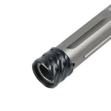 【RGW】SIG SAUER M18 GBB KI THREADED BARREL - Grey(14MM CCW, ALUMINUM) SIG AIR GBB P320 M17専用 KI VELOCITYタイプ スレッドアウターバレル 14mm逆ネジ グレー（RGW-BR-004-GY）