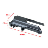 【RGW】CNC Aluminum Nozzle Housing for VFC P320 M17/M18 対応アルミノズルハウジング 黒（RGW-NH-01）