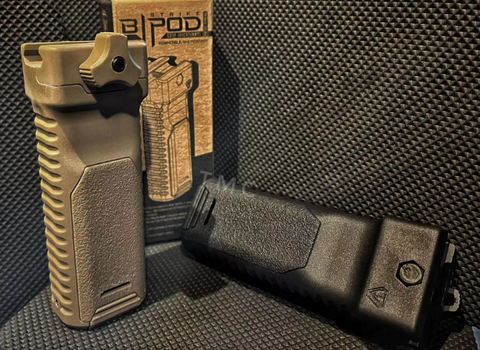 【STRIKE INDUSTRIES】BIPOD GRIP for 1913 Picatinny rail バイポッドグリップ ピカティニーレール対応 FDE（SI-AR-BIPOD-FDE）