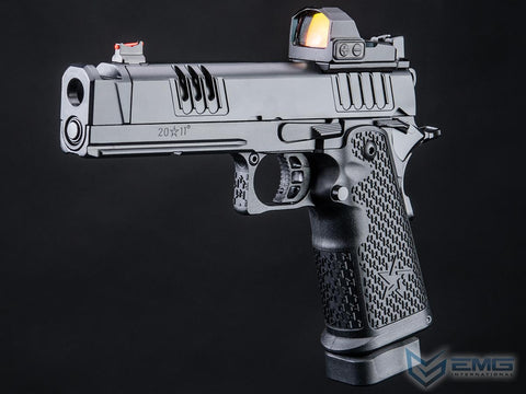 【EMG】Staccato Licensed XC 2011 Gas Blowback Airsoft Pistol（CNC/Vip Grip/CO2）ガスブローバックハンドガン（STACCATO-CNC-XC）