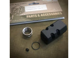 【TTI Airsoft】Type B Compensator for TP22 TP9 -BK（14mm CCW） TP22/TP9対応 タイプB CNCアルミコンペンセーター（14ｍｍ逆ネジ）黒（TTI-P0022-BK）