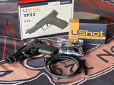 【UShot】TP22 HPA GBB Pistol ガスブローバックピストル（USHOT-TP22-HPA）