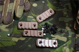 【DSC】M-LOCK Nylon Picatinny Rail Sections 5 slot ( DE )　M-LOK ピカティニーレールセクション 4個セット デザートカラー（AB311-DE）