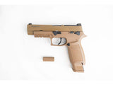 【VFC/SIG AIR】P320 M17 6mm Gas Version GBB Pistol ガスブローバックハンドガンTan（SIG-M17-TN）