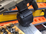 【HeroArms】400 rds Drum Magazine for Marui MWS GBB -BK マルイM4 MWS 対応 400連ドラムマガジン（MAR-DRUM-M4）