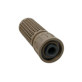 【5KU】KAC 556 QDC CQB Airsoft Suppressor ( Tan )タイプ サプレッサー ショート TAN 14mm逆ネジ （5KU-204-T）