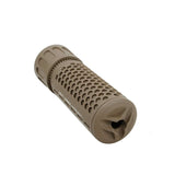【5KU】KAC 556 QDC CQB Airsoft Suppressor ( Tan )タイプ サプレッサー ショート TAN 14mm逆ネジ （5KU-204-T）