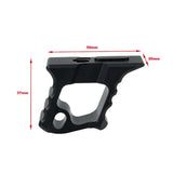 【5KU】HALO HANDSTOP（BK） HALOタイプ AR-15 ハンドストップ (KeyMod/M-LOK対応)黒（5KU-236-BK）