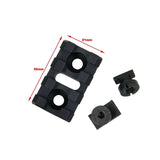 【5KU】B-2L Rail ( Black ) B-2L 20mmレール（M-LOK用）黒（5KU-292-BK）