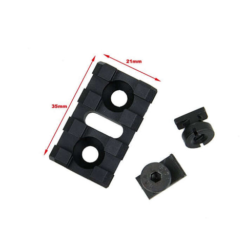 【5KU】B-2L Rail ( Black ) B-2L 20mmレール（M-LOK用）黒（5KU-292-BK）