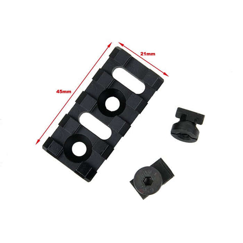 【5KU】B-2 Rail （Black ) B-2 20mmレール（M-LOK用）黒（5KU-293-BK）