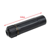 【5KU】315 DA SM style Airsoft Sliencers ( BK )　 DA SMスタイルサイレンサー黒（5KU-315-BK）