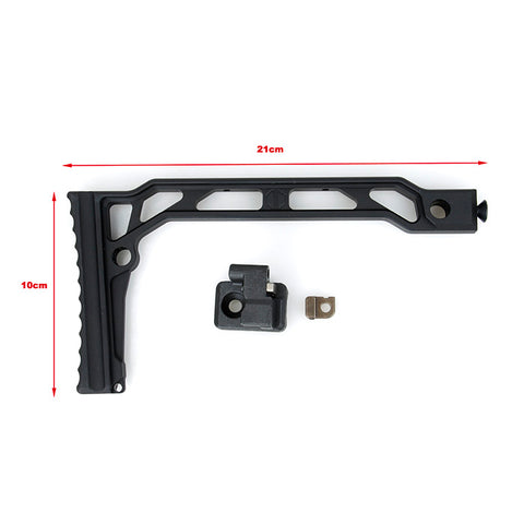 【5KU】SS-8R Stock For GHK、LCT、CYMA、DBOYS AK 　SS-8Rフォールディングストック（AKシリーズ対応）黒（5KU-331）