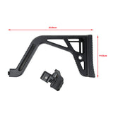 【5KU】MCX/MPX Visor Folding Stock ( Black )　MCX/MPX専用バイザー・フォールディングストック　黒（5KU-342）