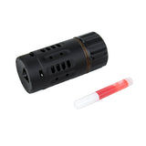 【5KU】DA EHANCED -14mm Flash Hider ( Black )　DA ENHANCEDフラッシュハイダー（14ｍｍ逆ネジ）黒（5KU-349-BK）