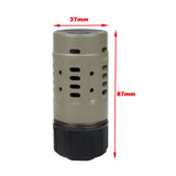 【5KU】DA EHANCED -14mm Flash Hider ( Tan )　DA ENHANCEDフラッシュハイダー（14ｍｍ逆ネジ）タン（5KU-349-T）