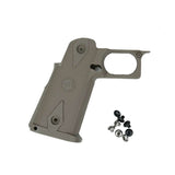 【5KU 】STI Style Nylon Grip for TM Hi-Capa ( DE )「5KU製 STI タイプ ハイキャパ用 ナイロングリップ （デザートカラー）」（5KU-470-DE）