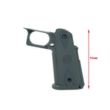 【5KU】 STI Style Nylon Grip for TM Hi-Capa (WG )「5KU製 STI タイプ ハイキャパ用 ナイロングリップ （ウルフグレイ）」（5KU-470-WG）