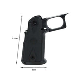 【5KU 】STI Style Nylon Grip for TM Hi-Capa (BK)「5KU製 STI タイプ ハイキャパ用 ナイロングリップ （黒）」（5KU-470-BK）