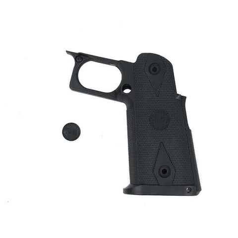 【5KU 】STI Style Nylon Grip for TM Hi-Capa (BK)「5KU製 STI タイプ ハイキャパ用 ナイロングリップ （黒）」（5KU-470-BK）