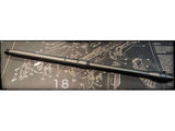 【5KU】18 inch M4 Barrel Aluminumミッドレングス アウターバレル 18インチ (マルイ MWS用/14mm逆ネジ)黒（MWS-13）