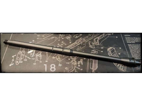 【5KU】18 inch M4 Barrel Aluminumミッドレングス アウターバレル 18インチ (マルイ MWS用/14mm逆ネジ)黒（MWS-13）