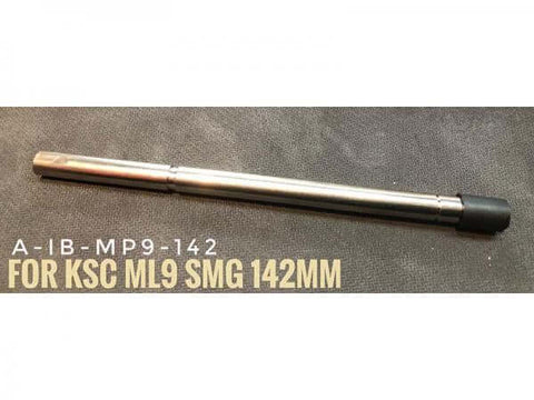 【A+AirSoft 】 A-PLUS 142 mm Inner Barrel & 50''Hop Up Rubber ( KWA/KSC MP9 GBB )「KWA/KSC MP9 GBB用　魔インナーバレル（142ｍｍ）＆ホップアップラバー（硬度50°）セット」（A-IB-MP9-142）