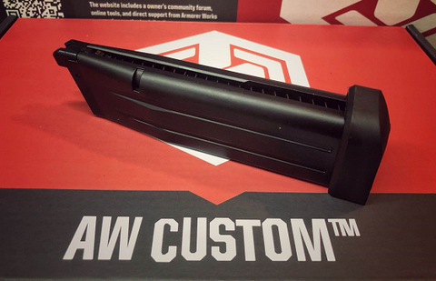 【AW Custom】Hi-Capa 5.1 Gas Magazine  Black　Hi-Capa ハイキャパ5.1 対応 30連ガスマガジン(AW-HXMG01)
